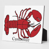 Red Maine Lobster Thunder_Cove Fotoplaat (Zijkant)