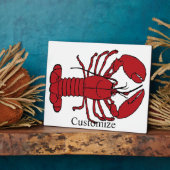 Red Maine Lobster Thunder_Cove Fotoplaat (Zijkant)