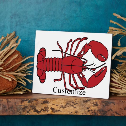 Red Maine Lobster Thunder_Cove Fotoplaat (Zijkant)