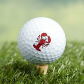 Red Maine Lobster Thunder_Cove Golfballen (Insitu Shirt)