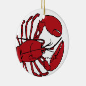 Red Maine Lobster Thunder_Cove Keramisch Ornament (Rechts)