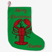 Red Maine Lobster Thunder_Cove Kleine Kerstsok (Voorkant)