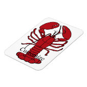 Red Maine Lobster Thunder_Cove Magneet (Linkerzijde)