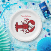 Red Maine Lobster Thunder_Cove   Papieren Bordje (Feest)