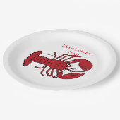 Red Maine Lobster Thunder_Cove   Papieren Bordje (Gekanteld)