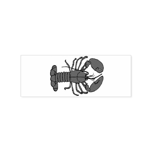 Red Maine Lobster Thunder_Cove Rubberstempel (Afrduk)
