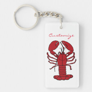 Red Maine Lobster Thunder_Cove Sleutelhanger