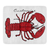 Red Maine Lobster Thunder_Cove Snijplank (Voorkant)