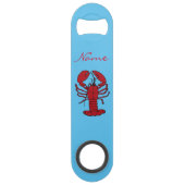 Red Maine Lobster Thunder_Cove Speed Flessenopener (Achterkant)