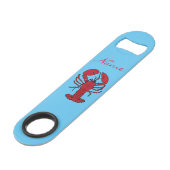 Red Maine Lobster Thunder_Cove Speed Flessenopener (Achterkant Gekanteld)