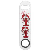 Red Maine Lobster Thunder_Cove Speed Flessenopener (Voorkant)
