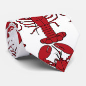 Red Maine Lobster Thunder_Cove Stropdas (Opgerold)