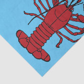 Red Maine Lobster Thunder_Cove Tissue Paper Tissuepapier (Detail)