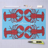 Red Maine Lobster Thunder_Cove Tissue Paper Tissuepapier (Craft)
