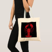 Red Maine Lobster Thunder_Cove Tote Bag (Voorkant (product))
