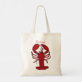 Red Maine Lobster Thunder_Cove Tote Bag (Achterkant)