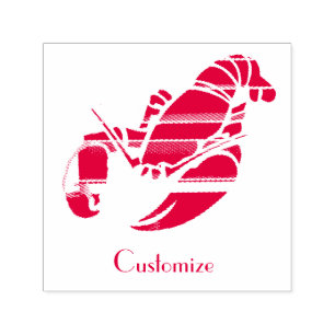 Red Maine Lobster Thunder_Cove Zelfinktende Stempel