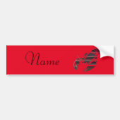 Red Maine Lobsters Thunder_Cove Bumpersticker (Voorkant)
