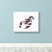 Red Maine Lobsters Thunder_Cove Canvas Afdruk (Insitu (Houten vloer))