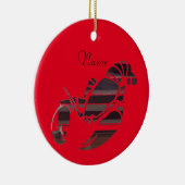 Red Maine Lobsters Thunder_Cove Keramisch Ornament (Rechts)
