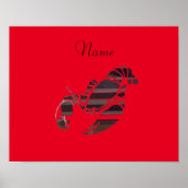 Red Maine Lobsters Thunder_Cove Poster (Voorkant)