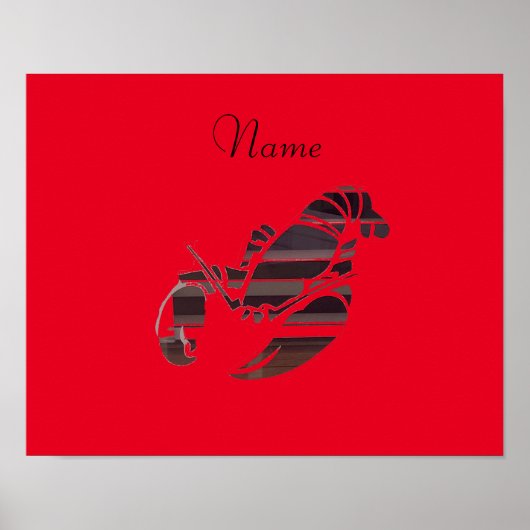 Red Maine Lobsters Thunder_Cove Poster (Voorkant)