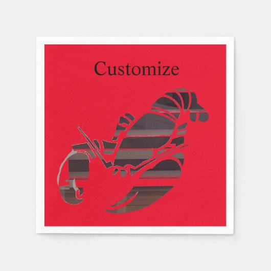 Red Maine Lobsters Thunder_Cove Servet (Voorkant)