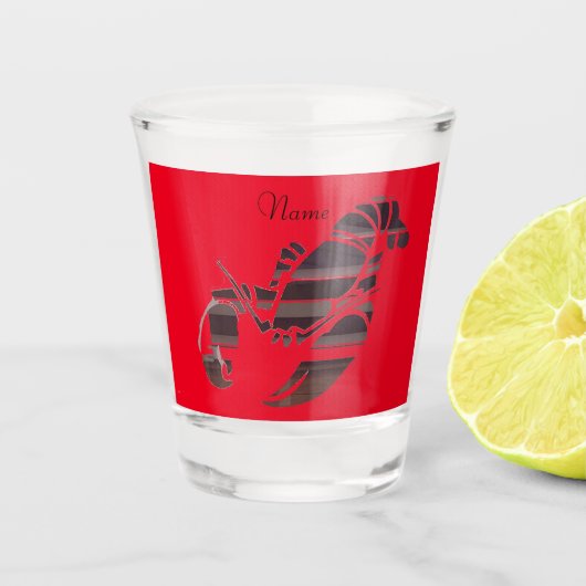 Red Maine Lobsters Thunder_Cove Shot Glas (Voorkant)