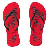 Red Maine Lobsters Thunder_Cove Teenslippers (Voetbed)