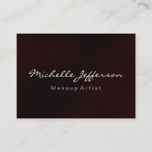 Red Makeup Artist Script Chubby Visitekaartje