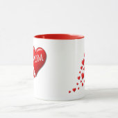 Red Mam Hearts Mok (Midden)