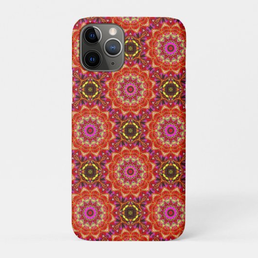 Red MANDALA  Case-Mate iPhone Case (Achterkant)