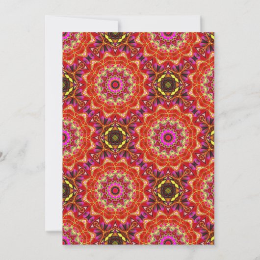 Red MANDALA Kaart (Achterkant)