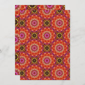 Red MANDALA Kaart (Voorkant / Achterkant)