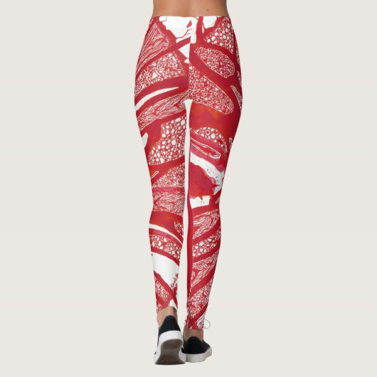 Red Mandala Leggings (Achterkant)