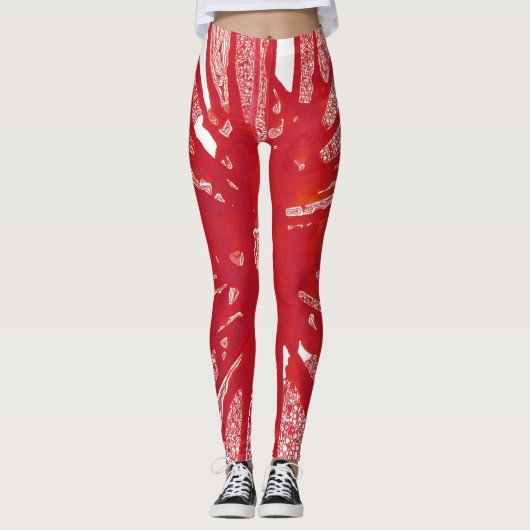 Red Mandala Leggings (Voorkant)