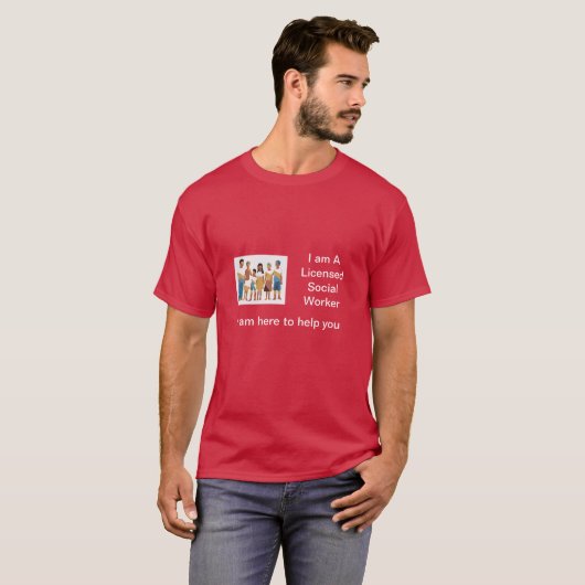 Red Mannen LSW T-Shirt (Voorkant volledig)