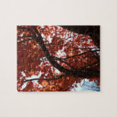 Red Maple Branches Autumn Colors Legpuzzel (Horizontaal)