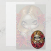 "Red Maple Fairy"-banketbakkerij Briefpapier (Voorkant / Achterkant)