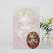 "Red Maple Fairy"-banketbakkerij Briefpapier (Staand voorkant)