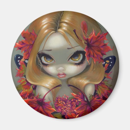 "Red Maple Fairy" magneet (Voorkant)