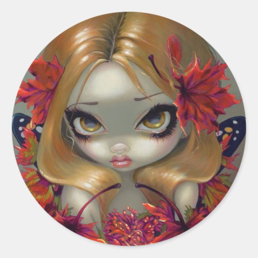"Red Maple Fairy" Sticker (Voorkant)