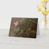 Red Maple Floating Kaart (Gele Bloem)