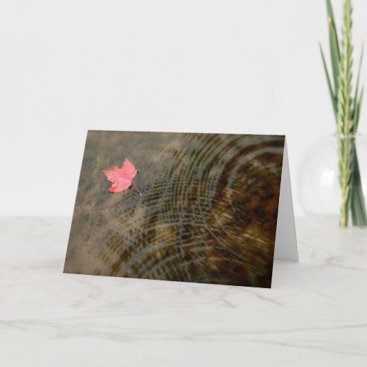 Red Maple Floating Kaart (Voorkant)
