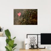 Red Maple Floating Poster (Thuiskantoor)