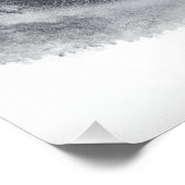 Red Maple Ink Zen Minimalist Wall Art Perfect Poster (Hoek)