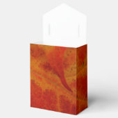 Red Maple Leaf Abstracte Autumn Natuur Fotografie Bedankdoosjes (Geopend)