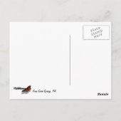 Red Maple Leaf Abstracte Autumn Natuur Fotografie Briefkaart (Achterkant)