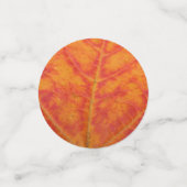 Red Maple Leaf Abstracte Autumn Natuur Fotografie Confetti (Kleine voorkant)