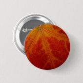 Red Maple Leaf Abstracte Autumn Natuur Fotografie Ronde Button 5,7 Cm (Voorkant /achterkant)